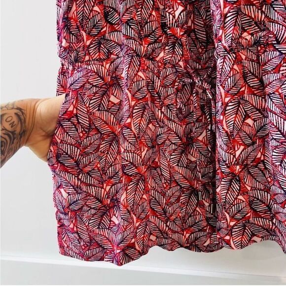 GAP Pink and Purple Spaghetti Strap Romper Shorts Size Medium Women’s - Picture 11 of 13